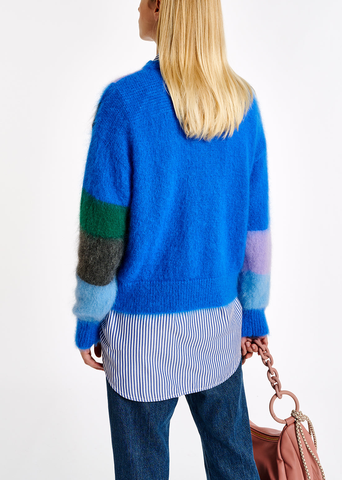 Soft and colorful mohair-blend sweater RE—SSENTIEL | Essentiel second hand