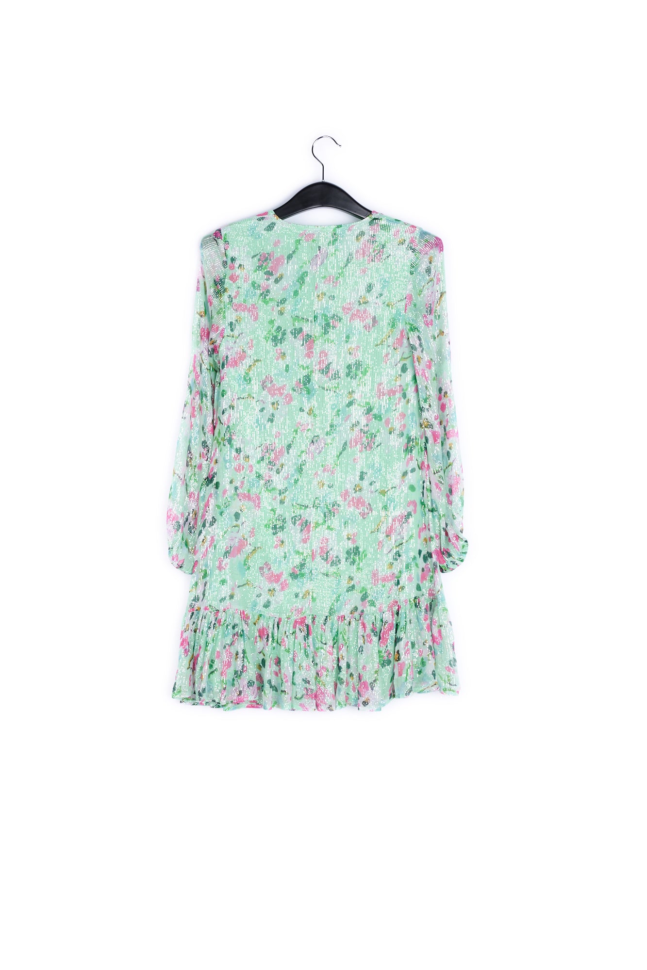 Mint green floral-print a-line dress RE—SSENTIEL | Essentiel second hand