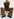 Khaki leopard-print turtleneck top Faume - seconde main