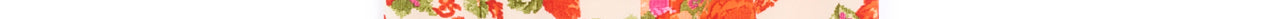 Orange and red flower print side slit skirt Faume - seconde main