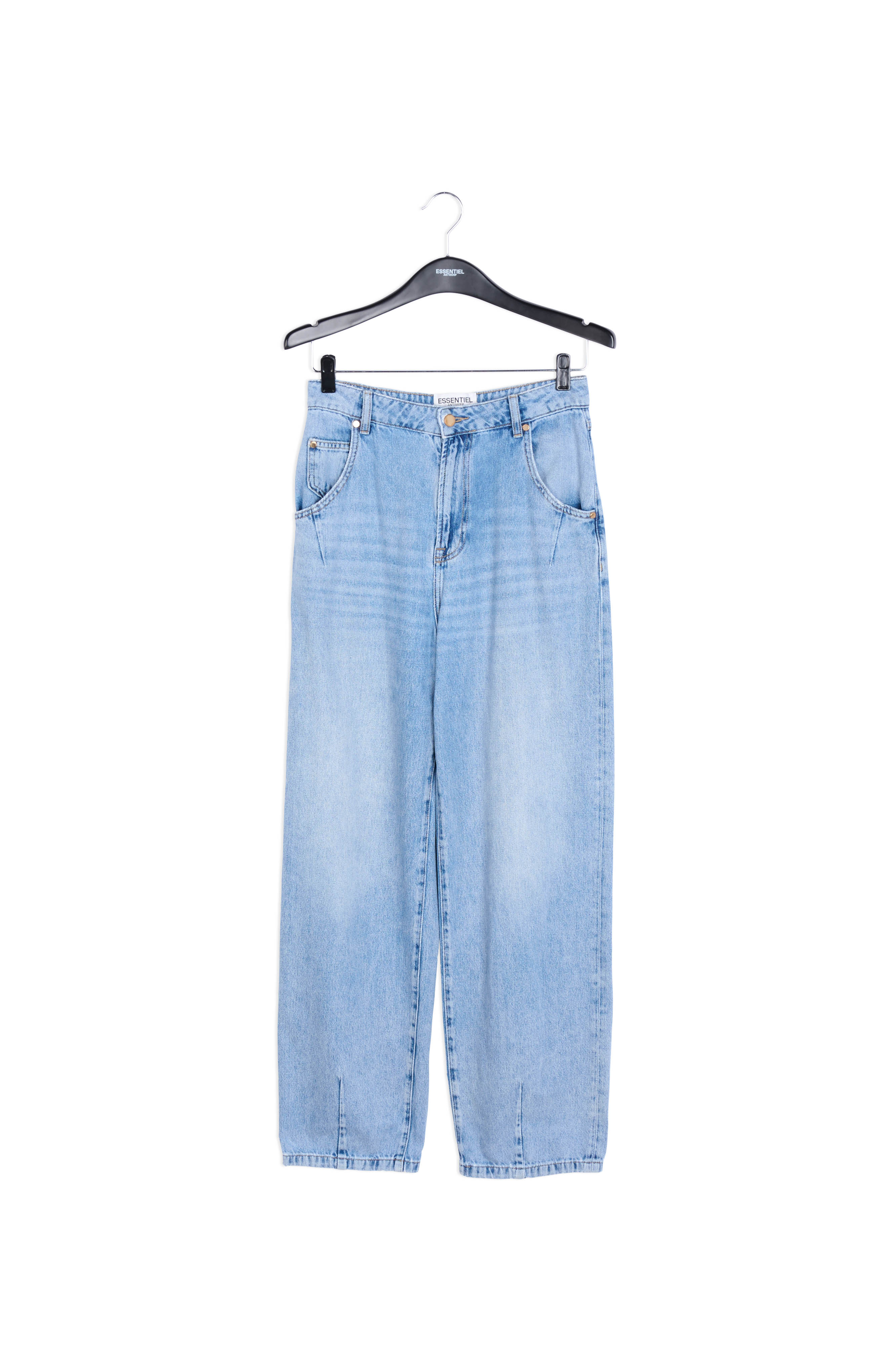 Blue high-waisted tapered jeans RE—SSENTIEL | Essentiel second hand