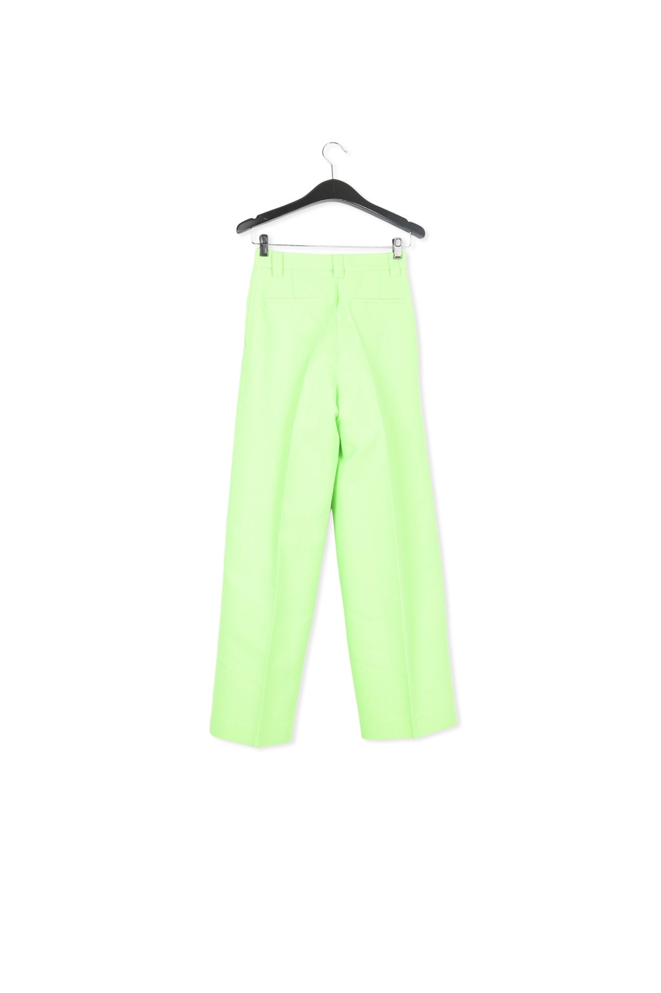 Neon green straight-leg pants RE—SSENTIEL | Essentiel second hand