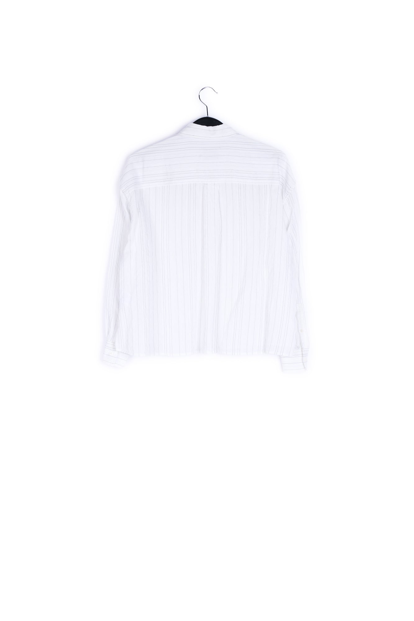 Off-white striped oversized shirt RE—SSENTIEL | Essentiel second hand