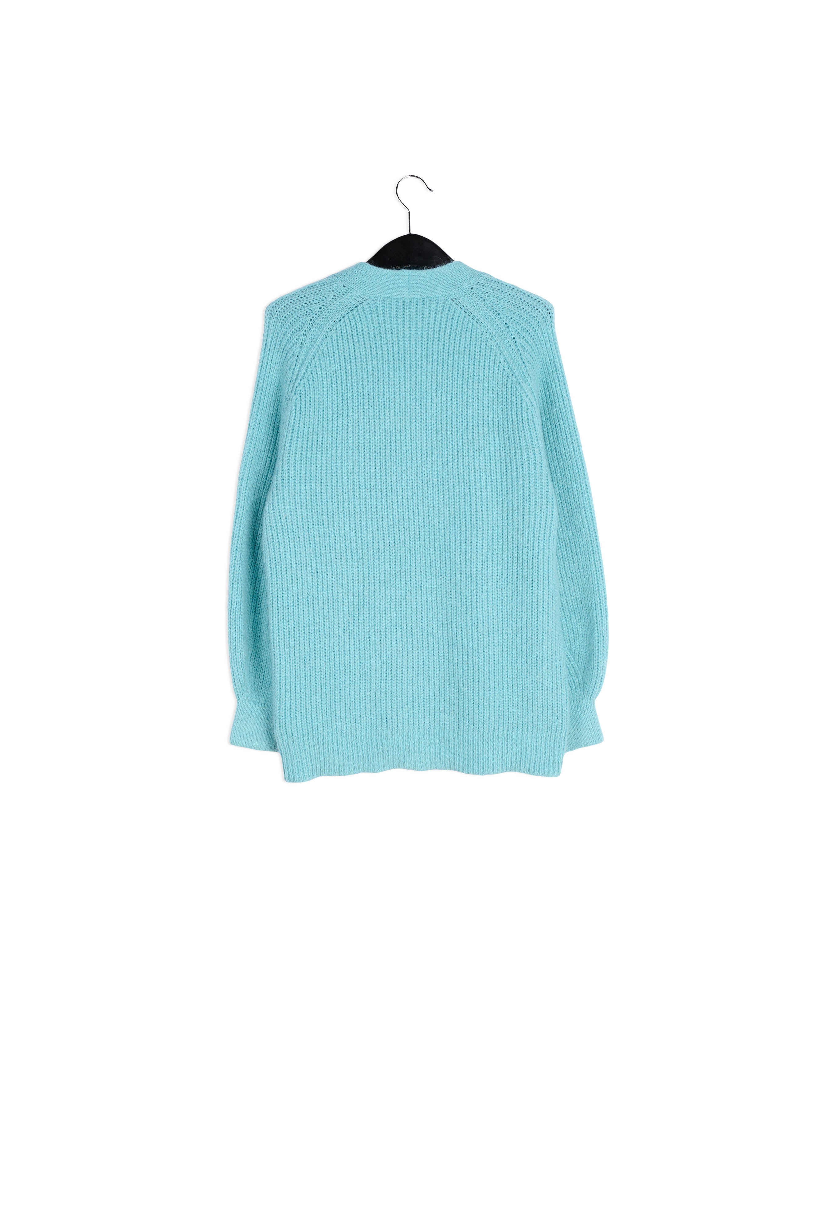 Cardigan en tricot rose pastel avec encolure v RE—SSENTIEL | Essentiel second hand