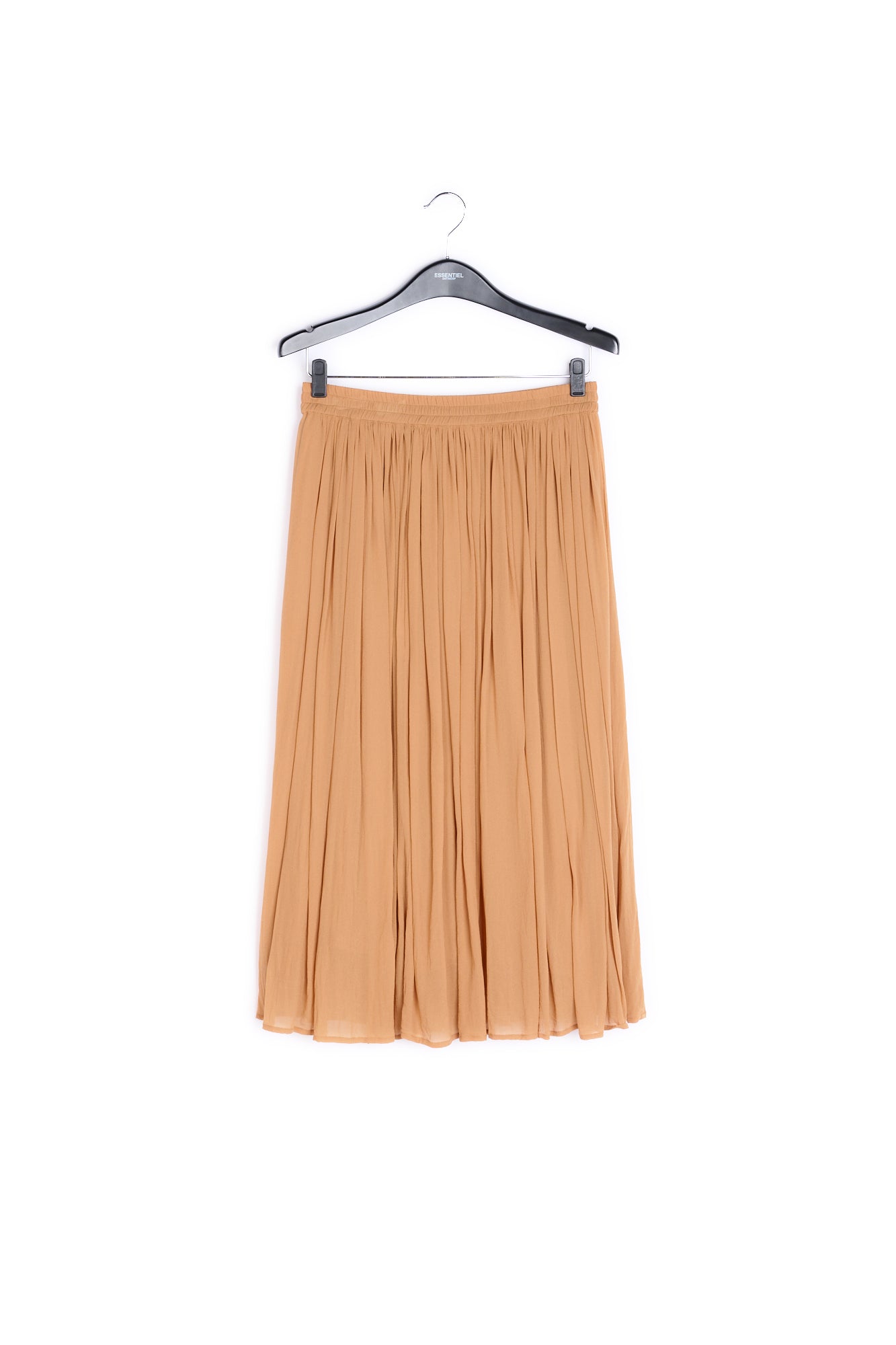 Tan maxi-lenght skirt RE—SSENTIEL | Essentiel second hand