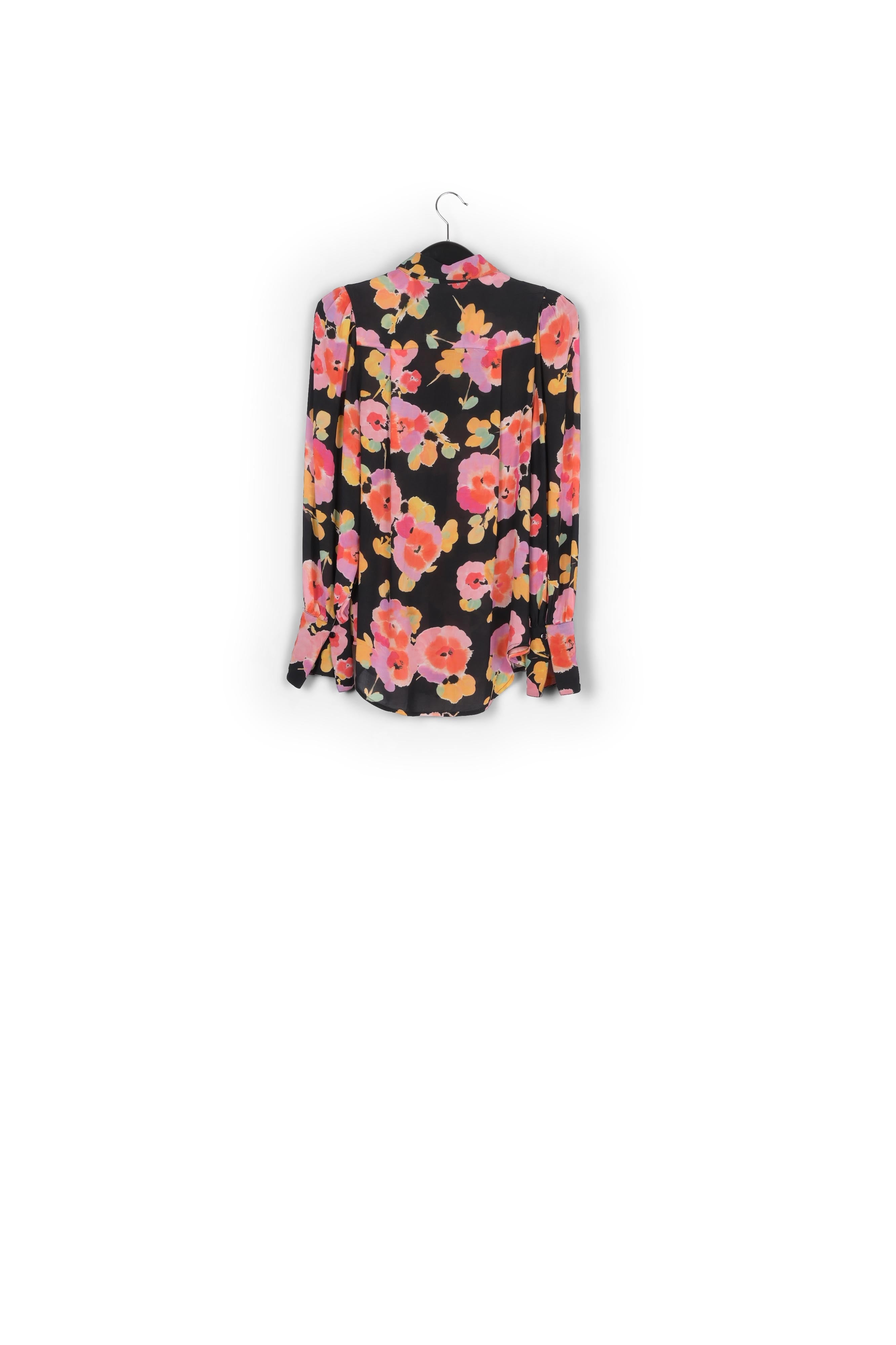 Black floral-print shirt RE—SSENTIEL | Essentiel second hand