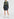 Black high-waisted mini skirt Faume - seconde main