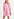 Mini robe trapèze rose en jean Faume - seconde main