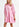 Mini robe trapèze rose en jean Faume - seconde main