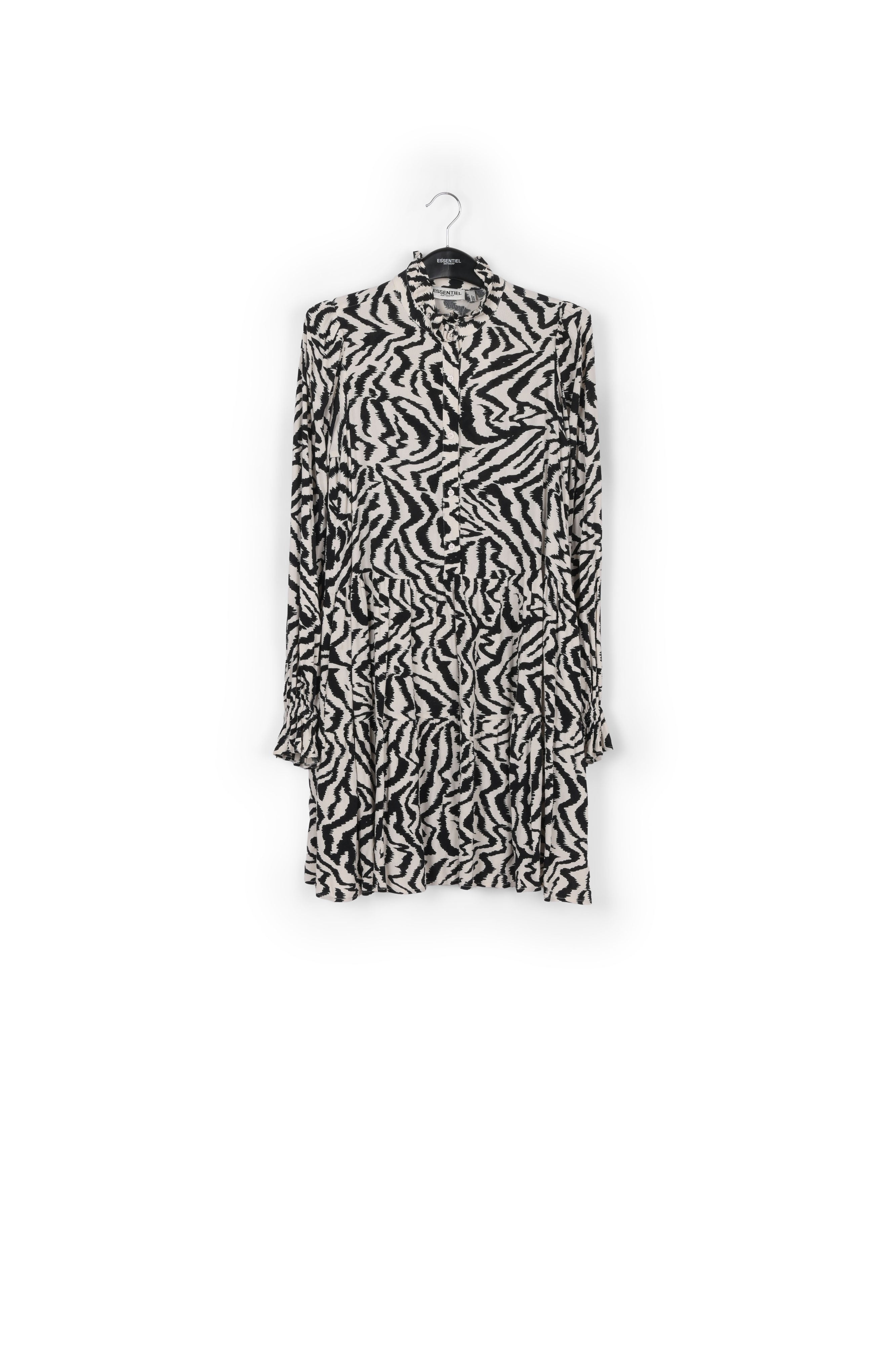 Zebra print and dots A-line mini dress RE—SSENTIEL | Essentiel second hand