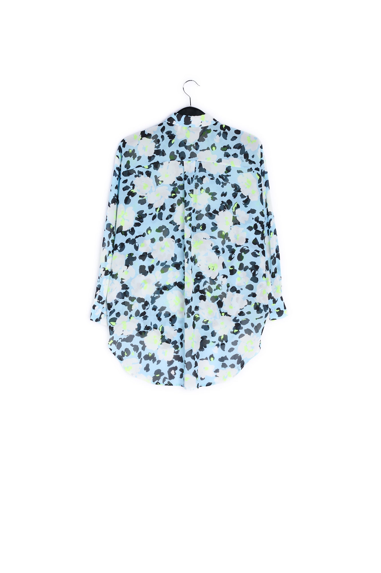 Light blue floral-print shirt RE—SSENTIEL | Essentiel second hand