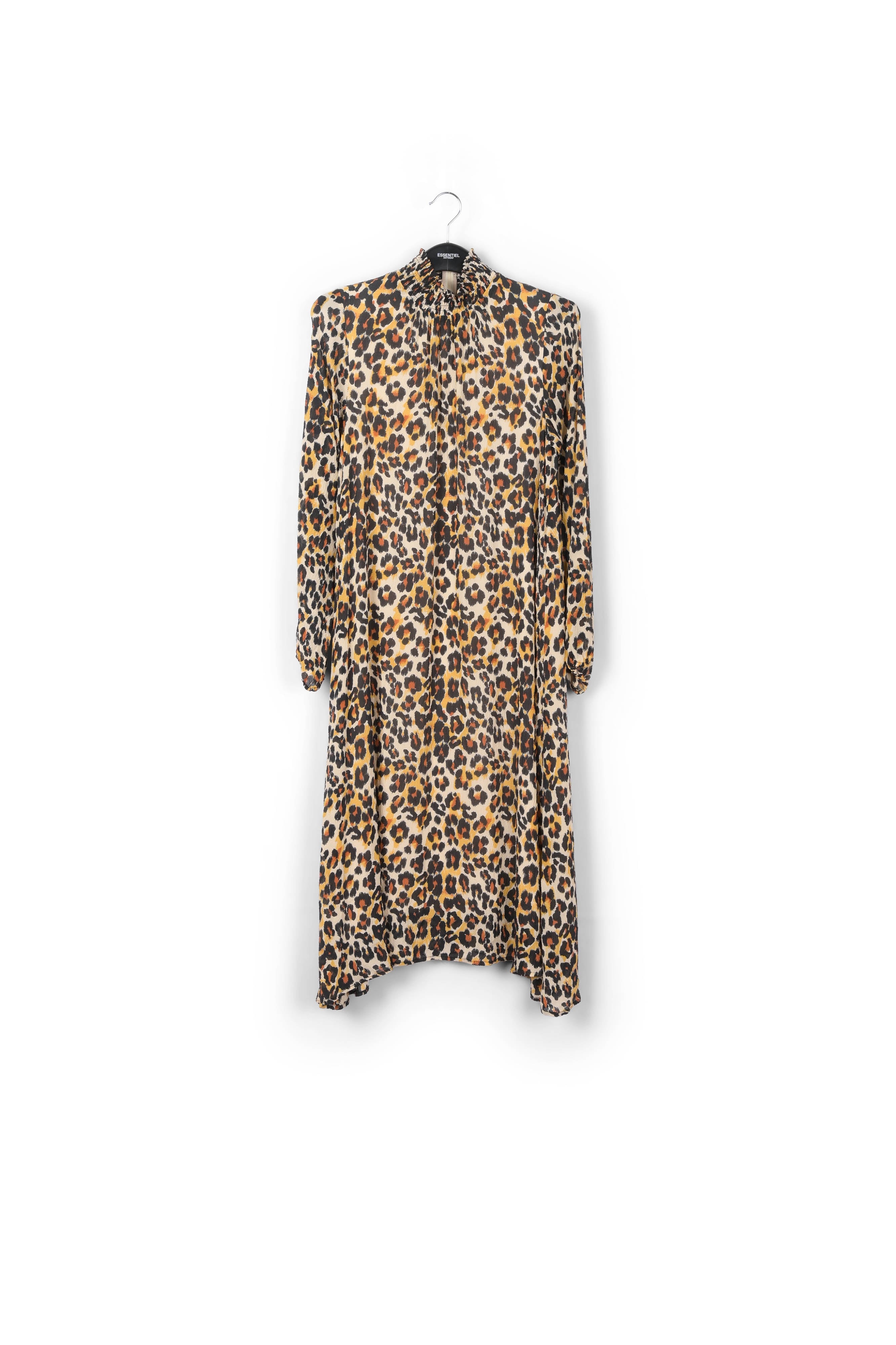 Leopard-print midi-length dress RE—SSENTIEL | Essentiel second hand