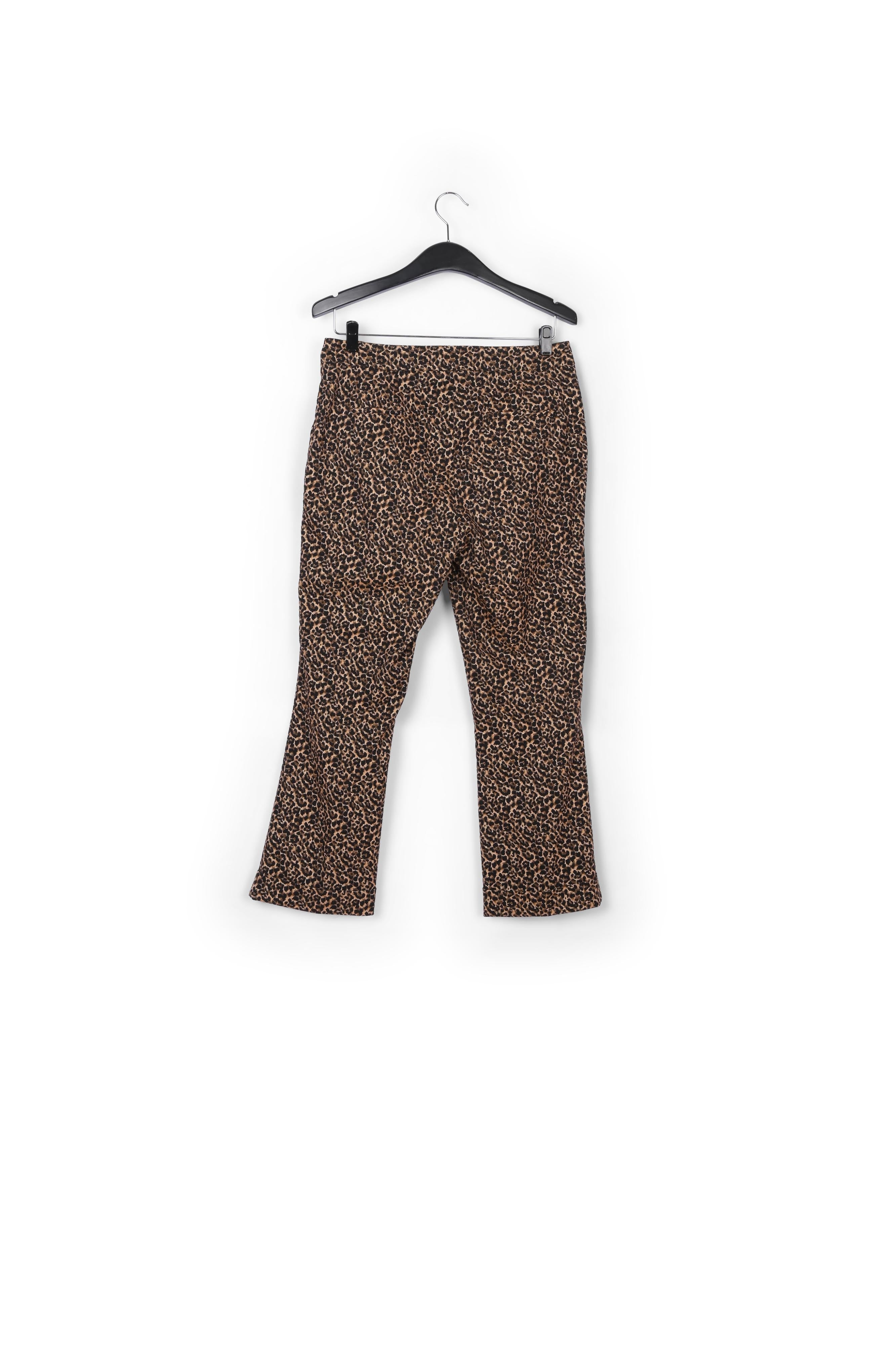 Pantalon évasé à motif léopard RE—SSENTIEL | Essentiel second hand