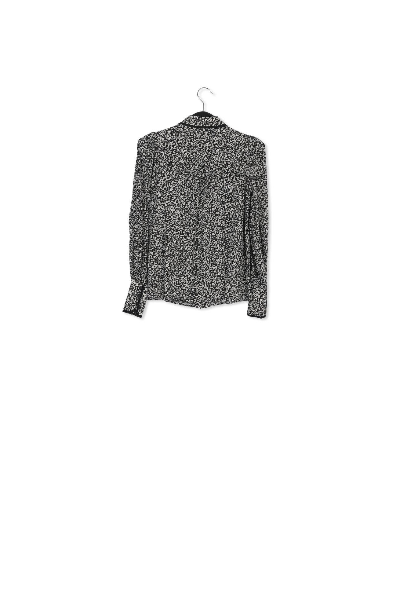 Black and white embellished collar shirt RE—SSENTIEL | Essentiel second hand