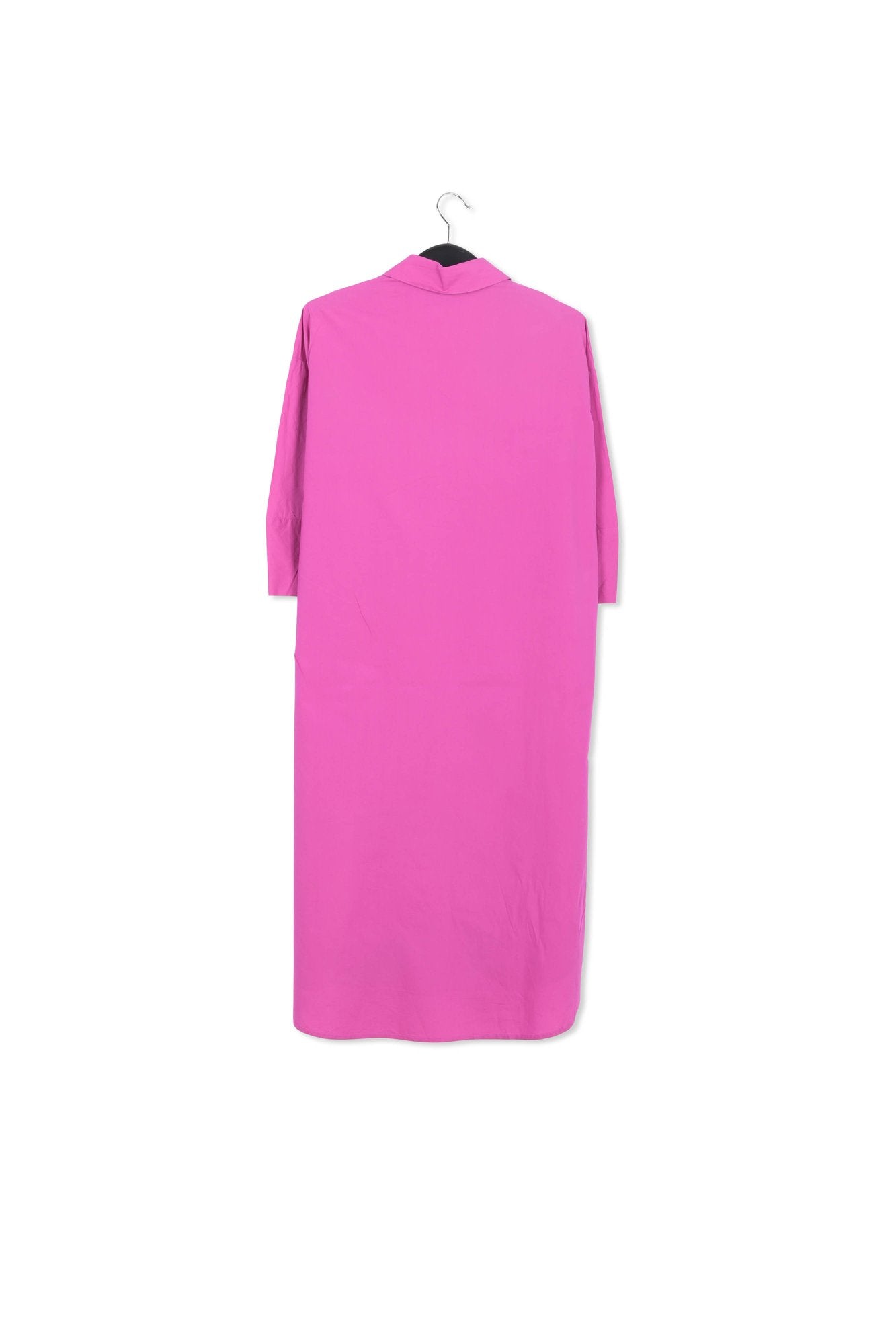 Robe chemise en popeline de coton violet RE—SSENTIEL | Essentiel second hand