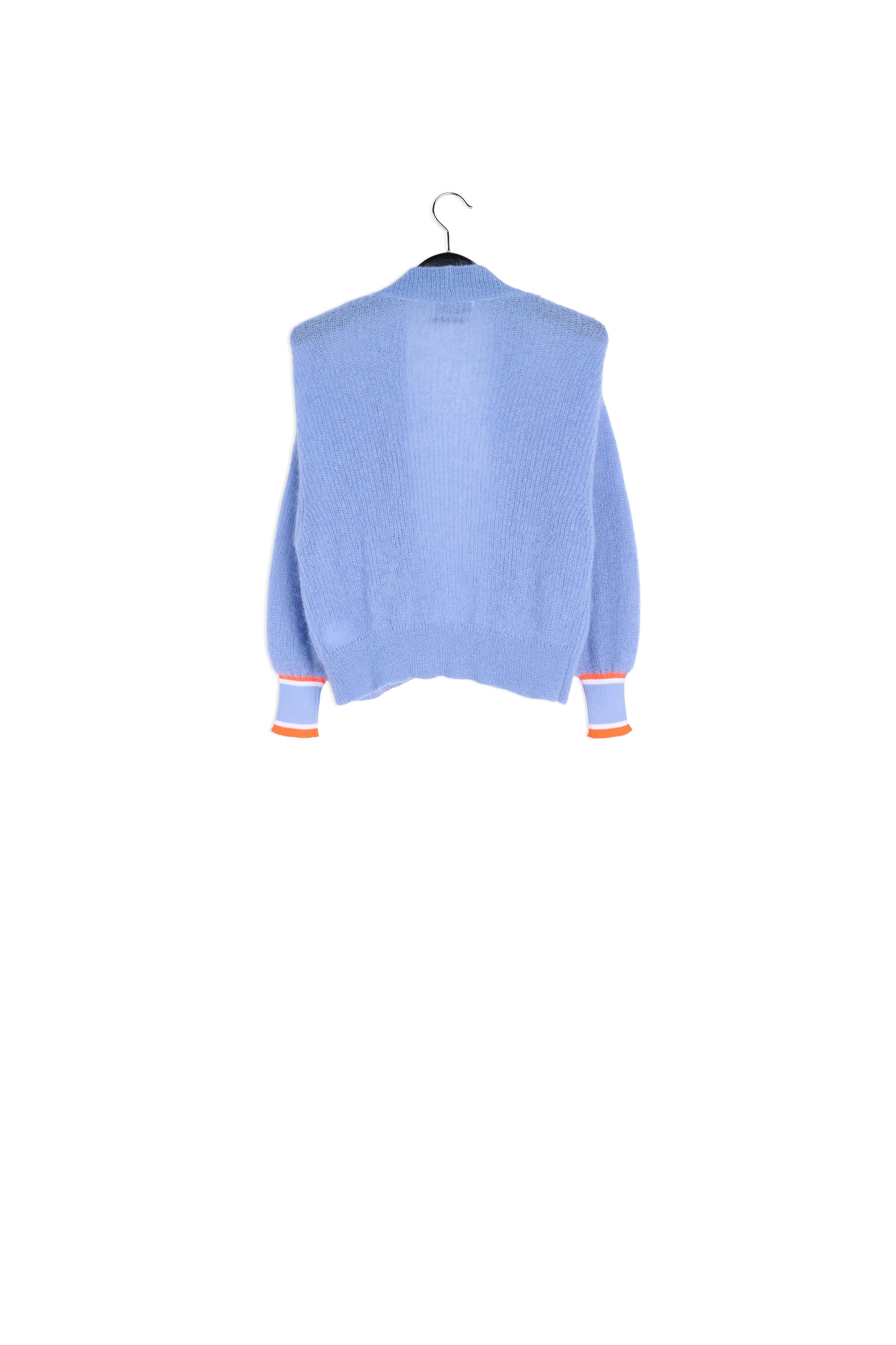 Blue kid mohair cardigan RE—SSENTIEL | Essentiel second hand