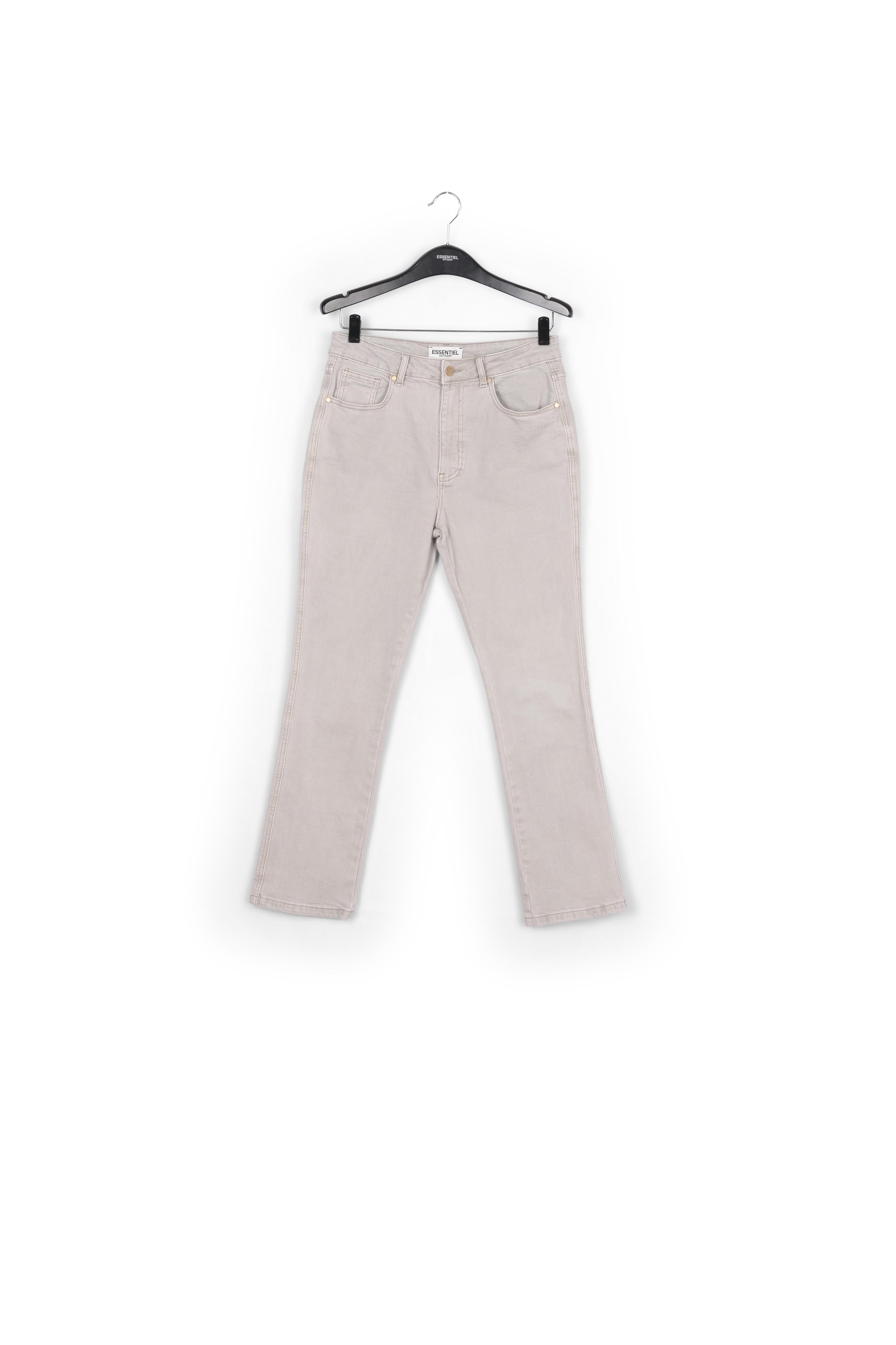 Jean beige aux jambes droites RE—SSENTIEL | Essentiel second hand