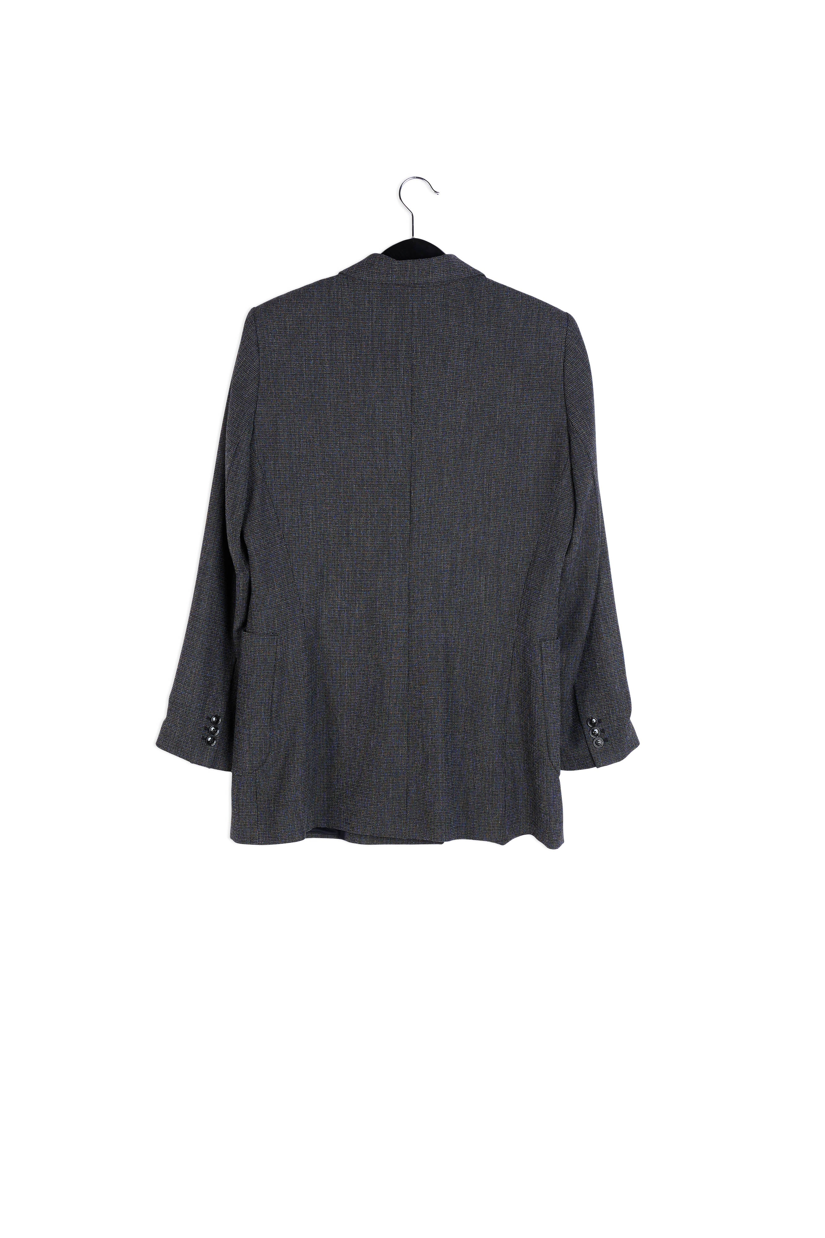 Black double-breasted blazer RE—SSENTIEL | Essentiel second hand