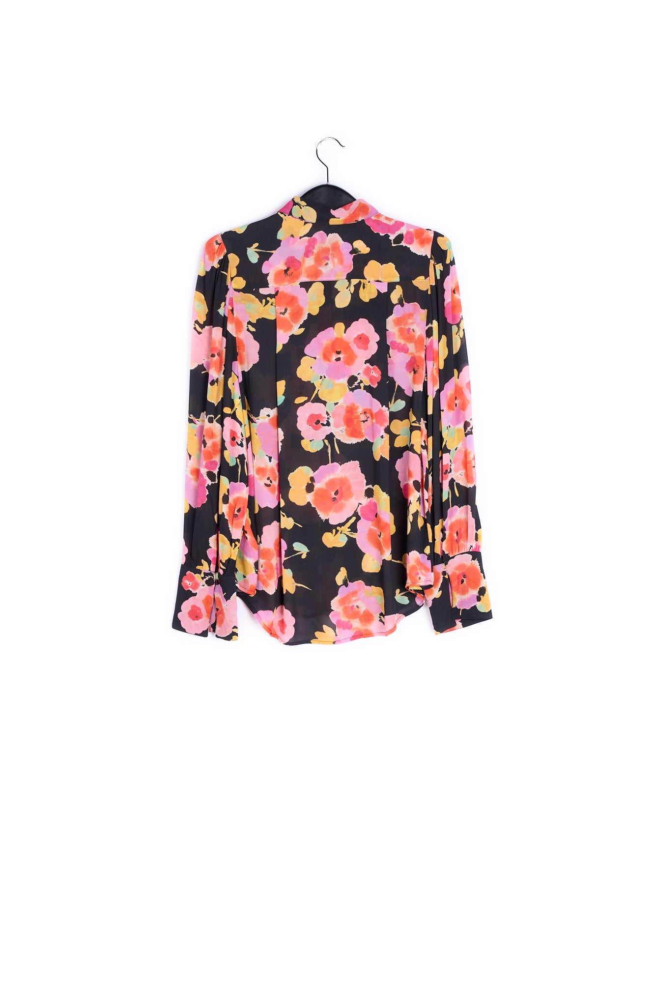 Black floral-print shirt RE—SSENTIEL | Essentiel second hand