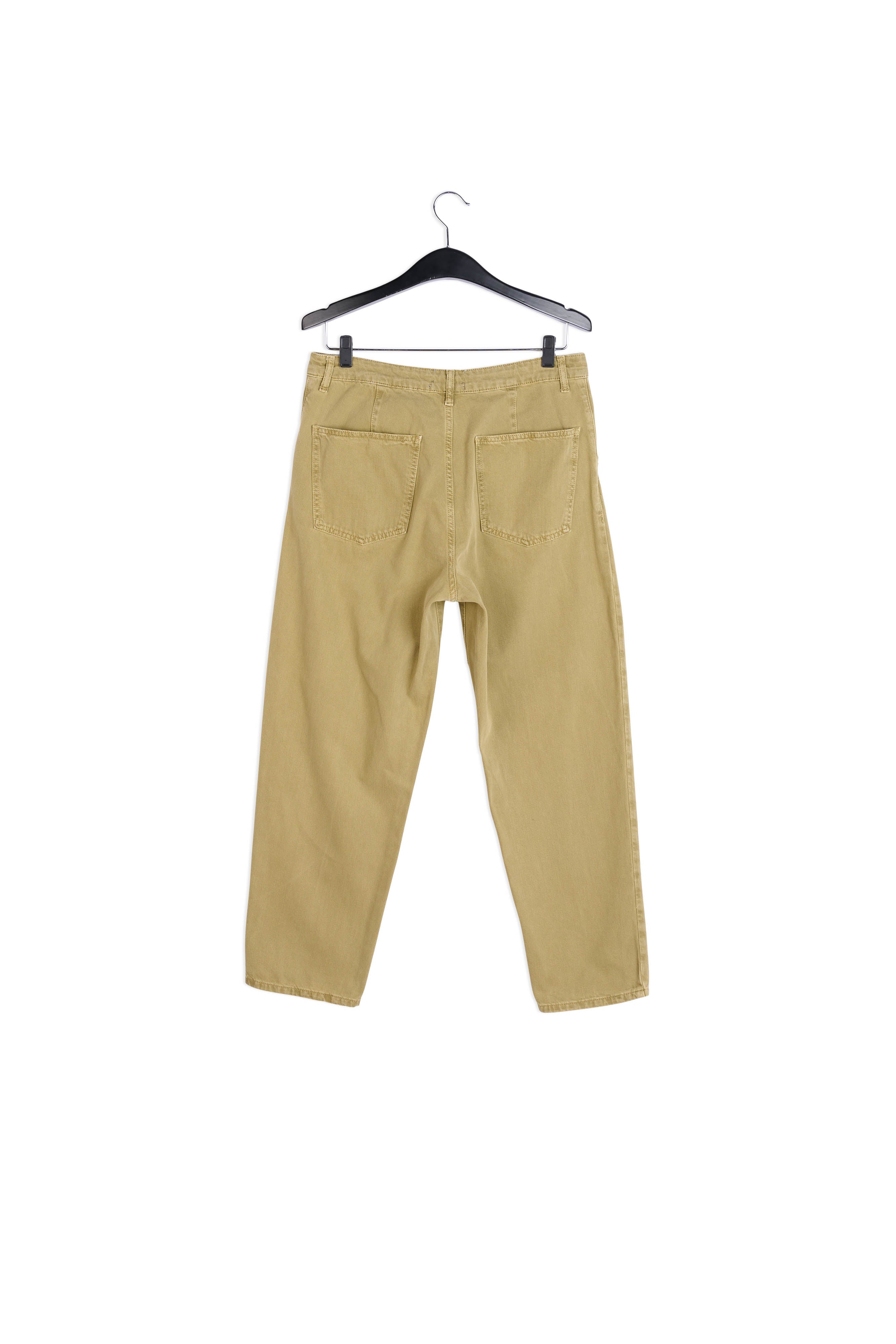 Army green high-rise jeans RE—SSENTIEL | Essentiel second hand