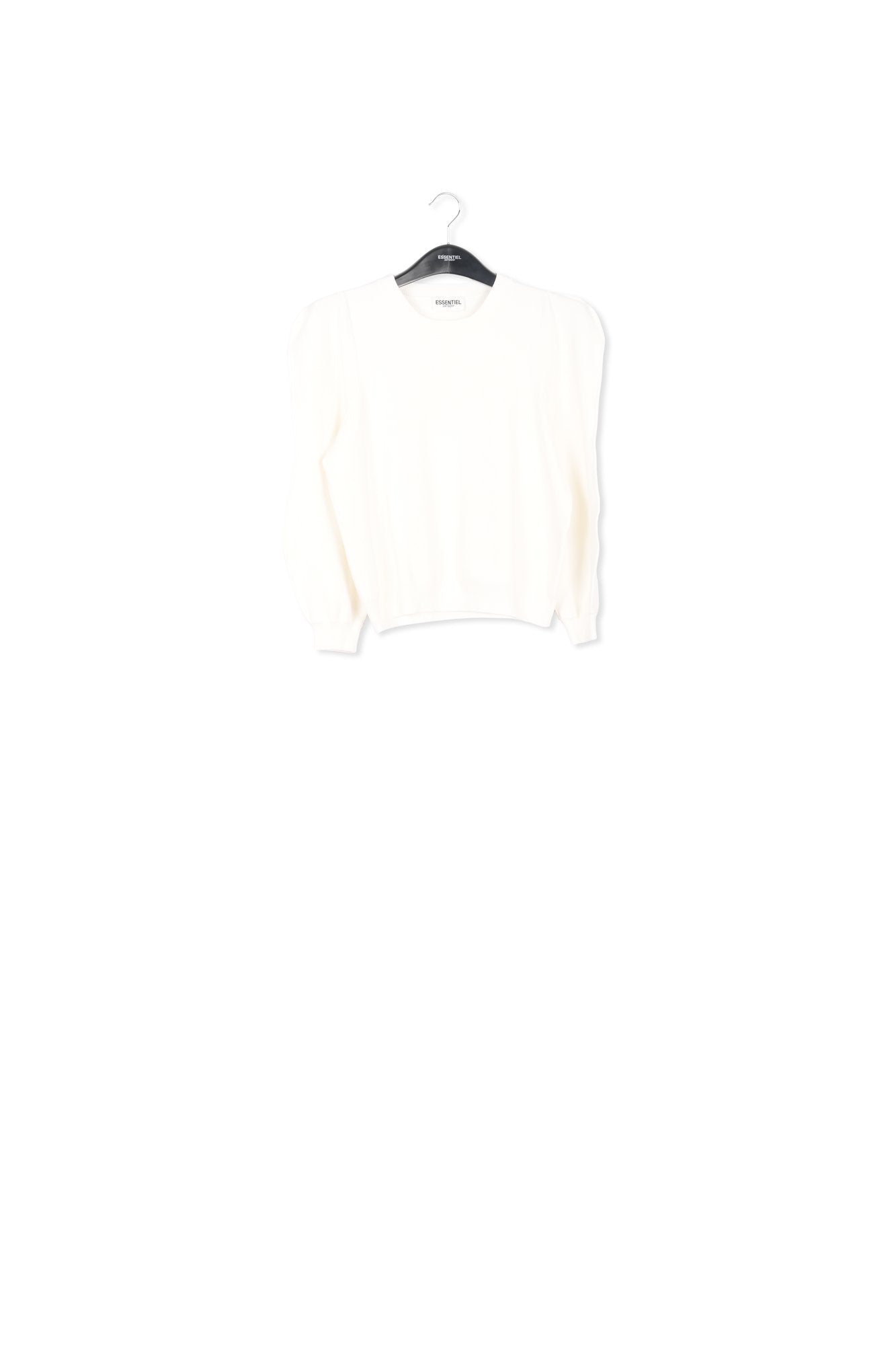 White puffed sleeve sweater RE—SSENTIEL | Essentiel second hand
