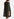 Black and gold polka-dot mini dress with trumpet sleeves Faume - seconde main