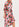 Pink floral and polka dot silk midi dress Faume - seconde main
