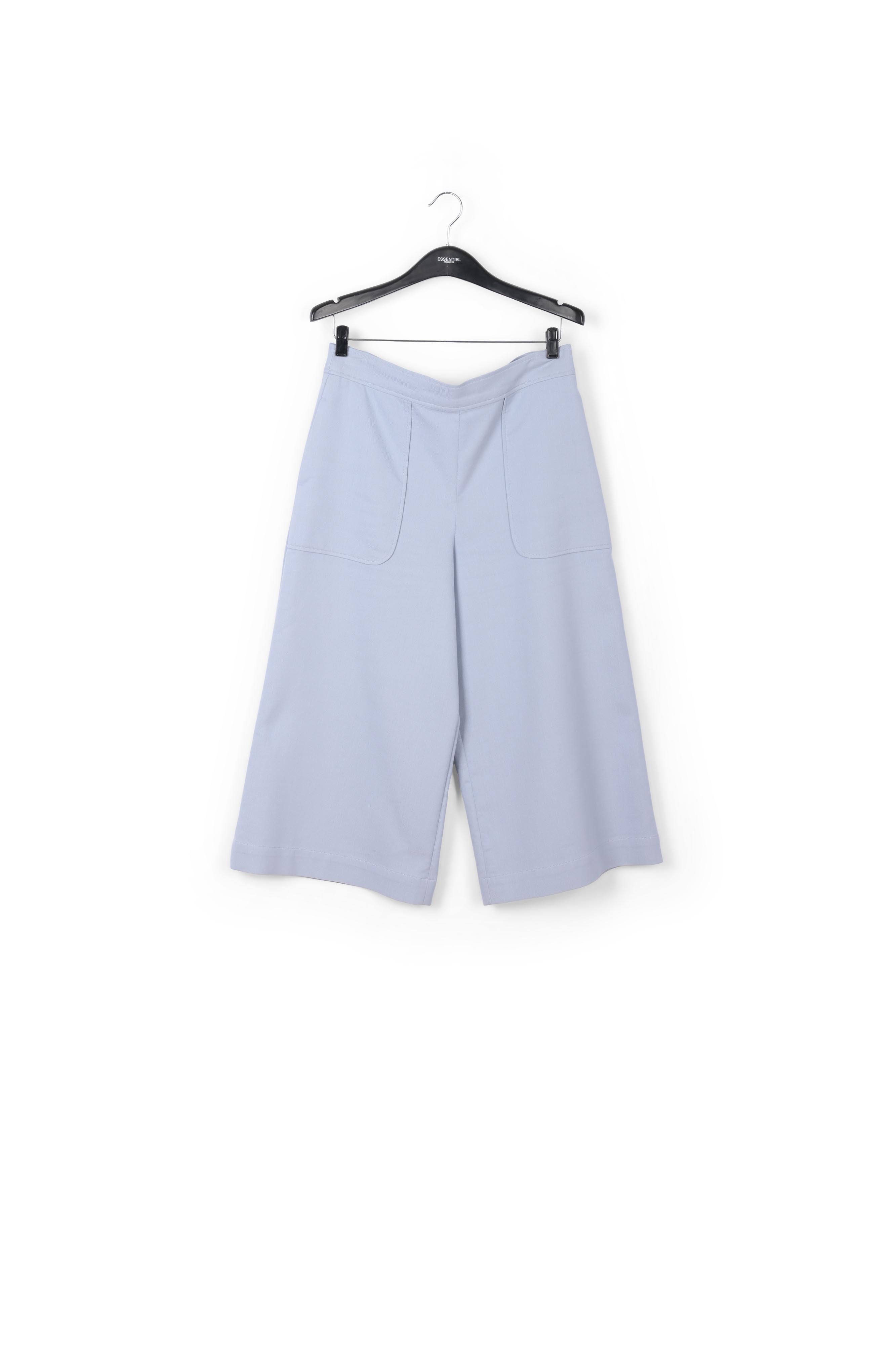 Light blue cropped wide-leg pants RE—SSENTIEL | Essentiel second hand