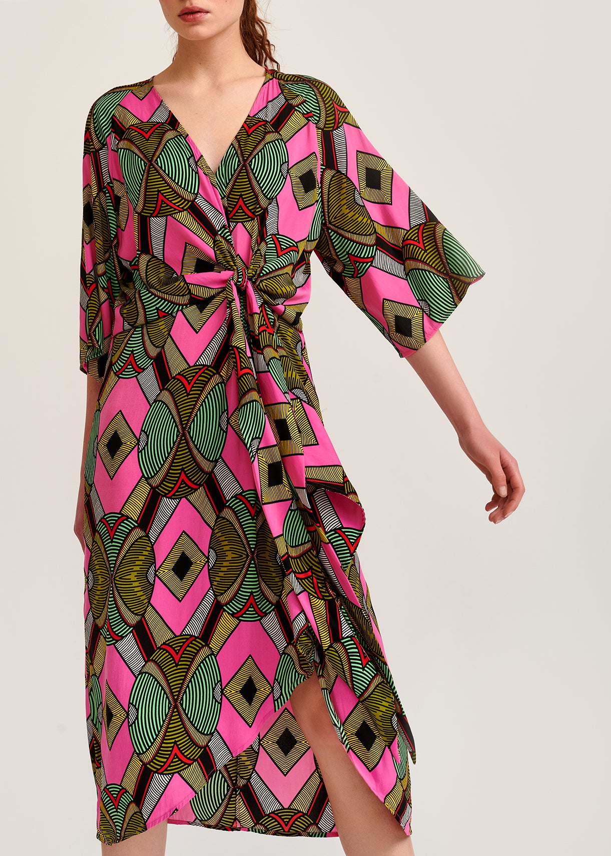 Knotted midi dress RE—SSENTIEL | Essentiel second hand