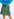 Dark green and blue floral-jacquard mini skirt Faume - seconde main