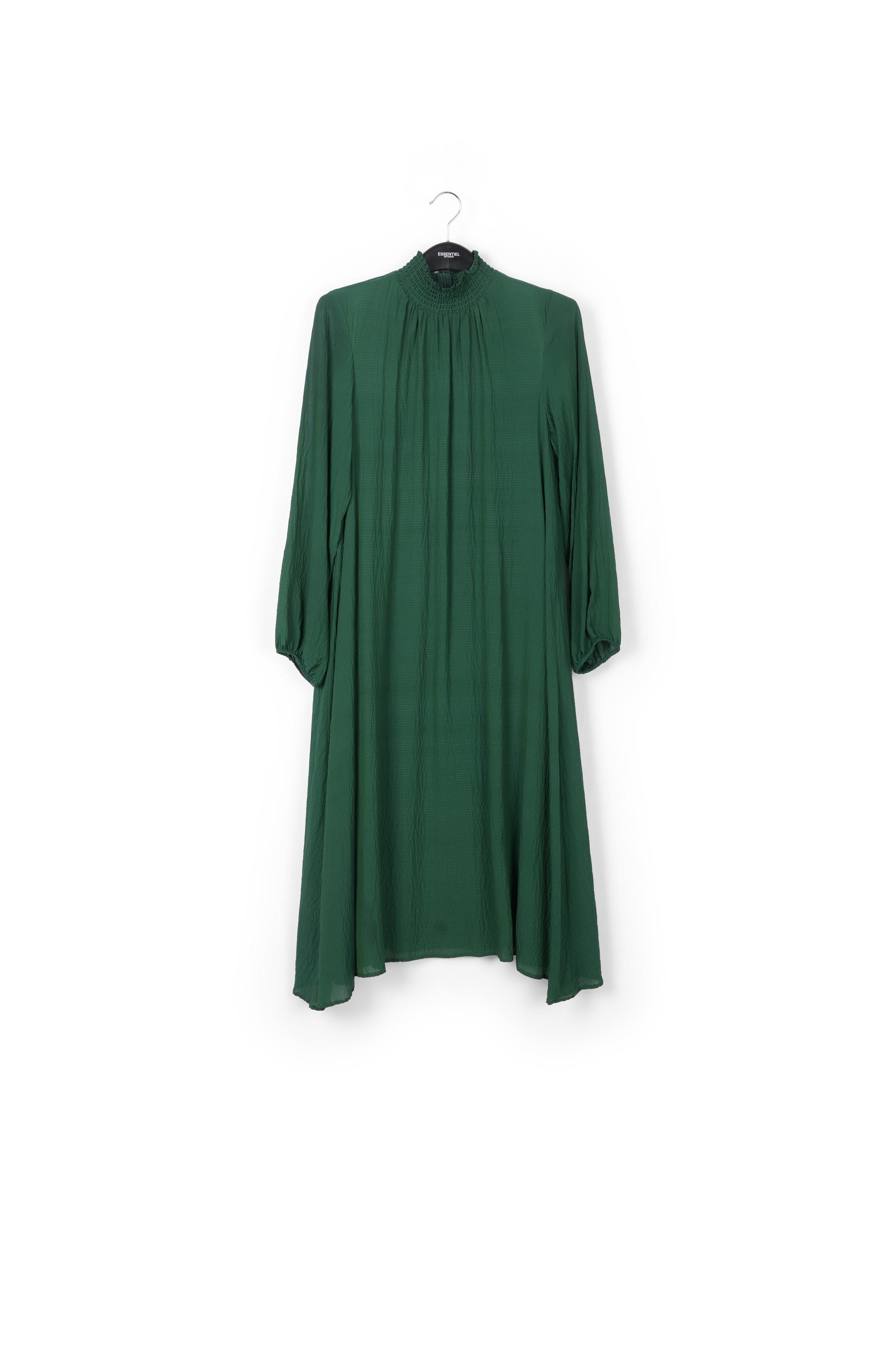 Dark green midi-length dress RE—SSENTIEL | Essentiel second hand