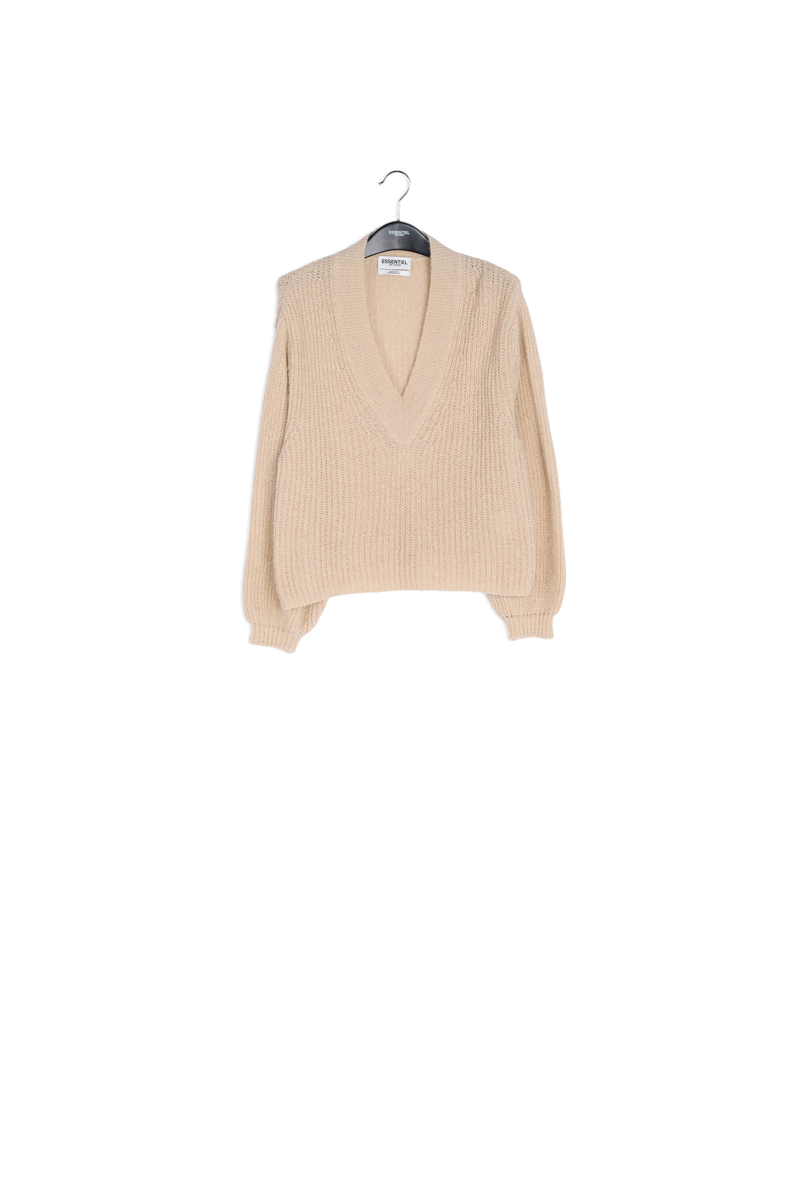 Super soft v neck sweater RE—SSENTIEL | Essentiel second hand