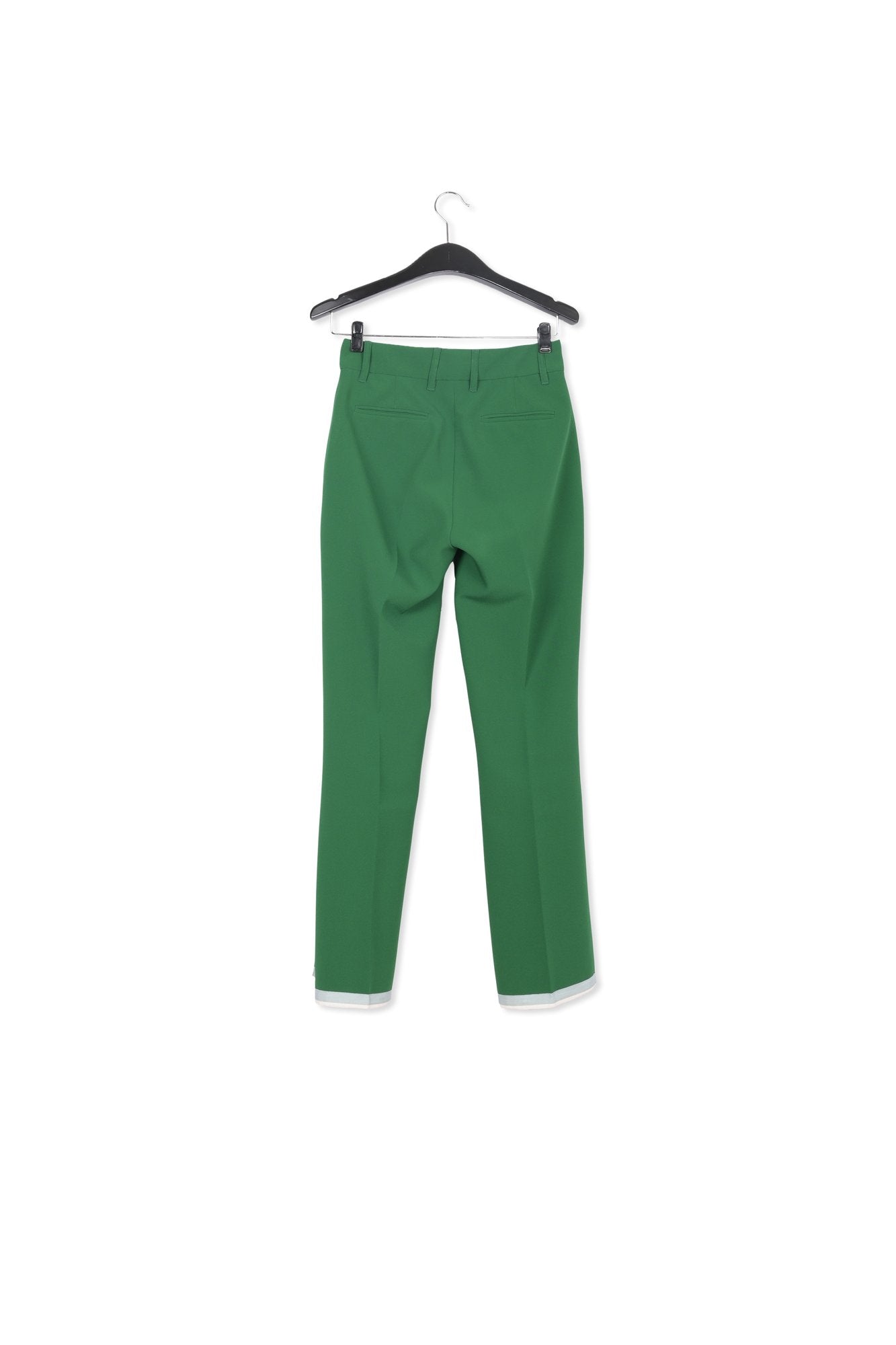Dark green flared-fit pants RE—SSENTIEL | Essentiel second hand