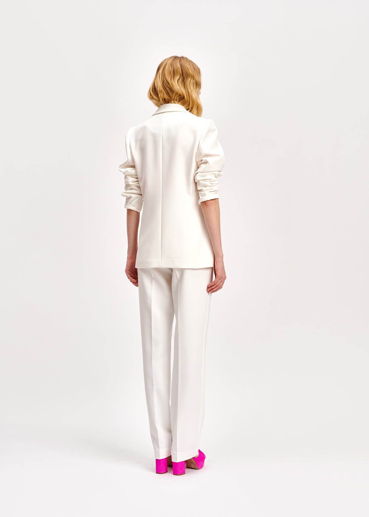 Off-white tailored blazer RE—SSENTIEL | Essentiel second hand