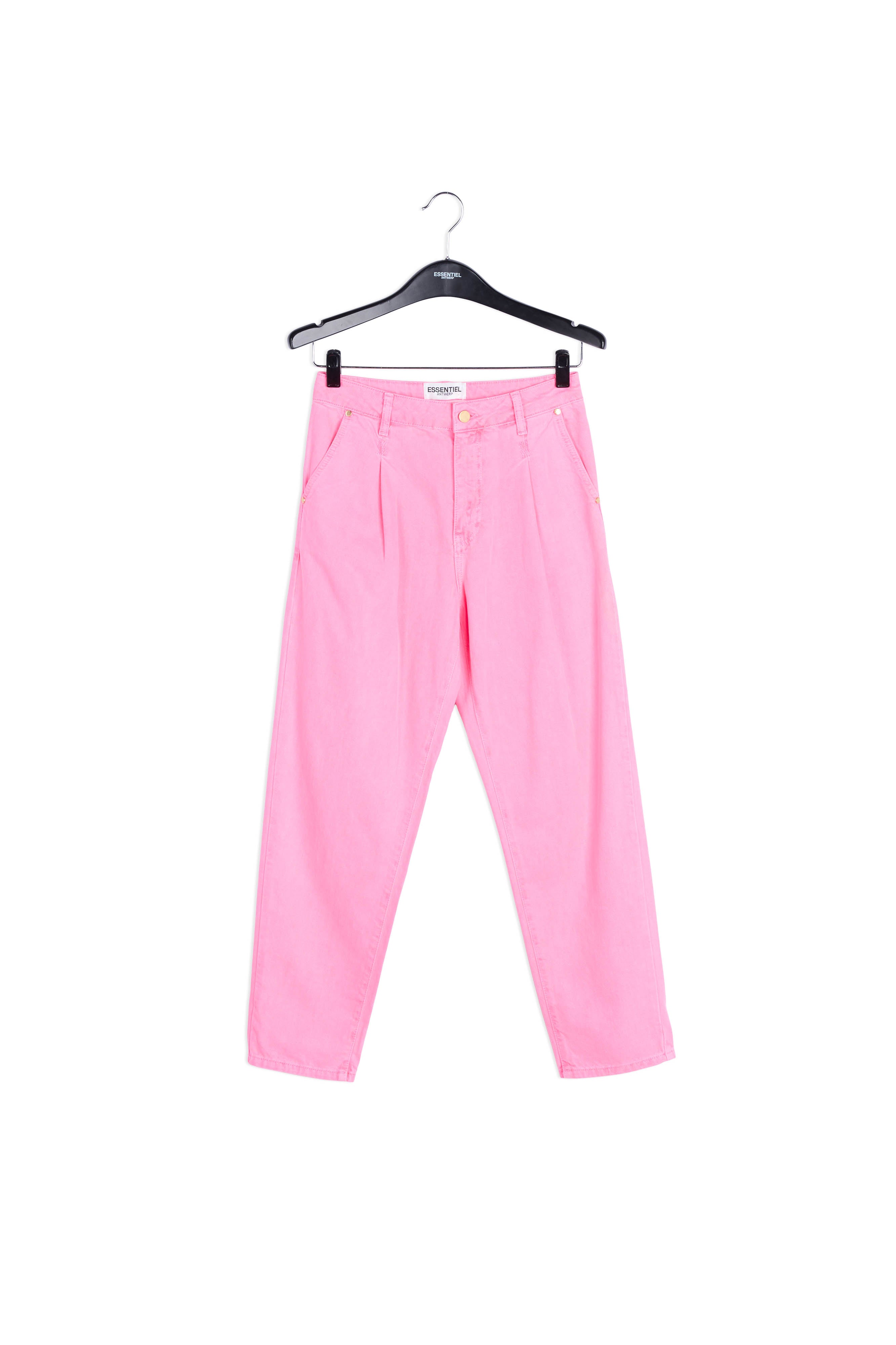 Jean rose fluo à taille haute RE—SSENTIEL | Essentiel second hand