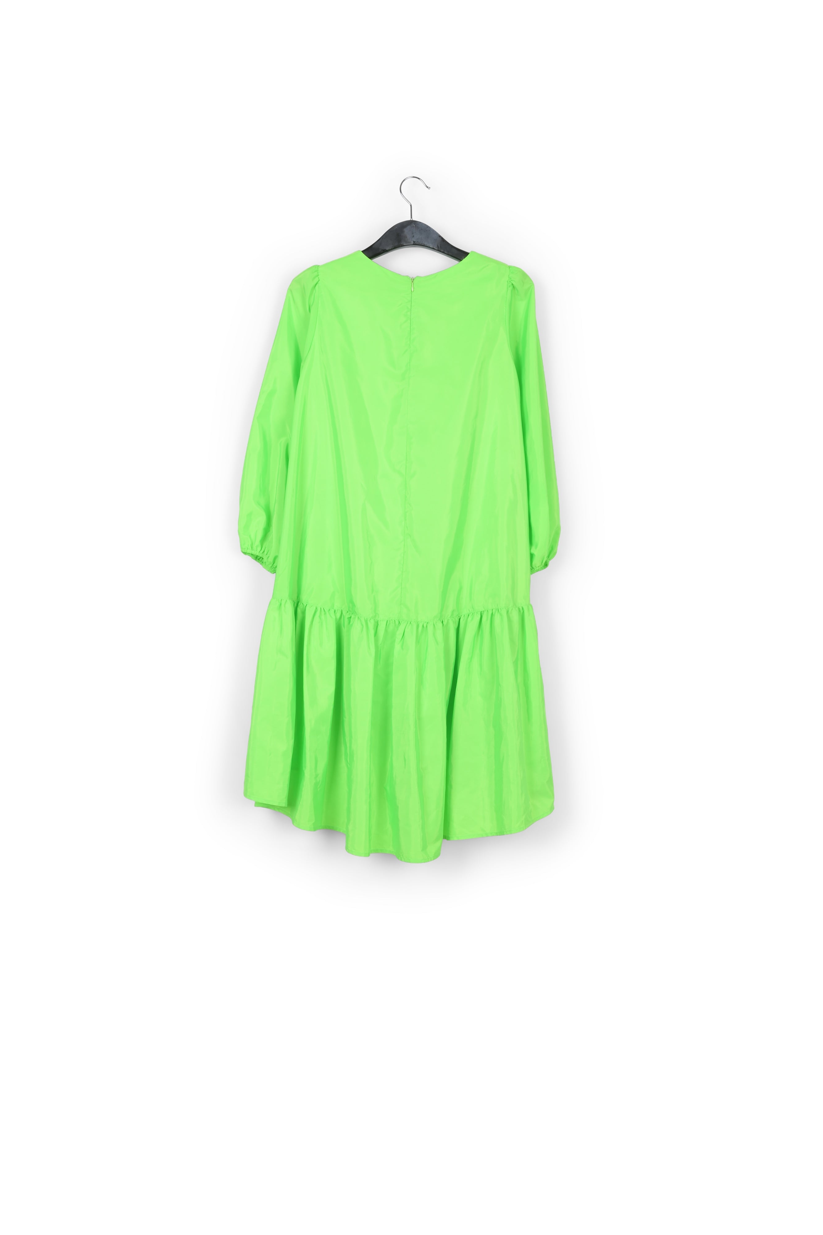 Neon green oversized mini dress RE—SSENTIEL | Essentiel second hand
