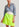 Ceinture de taille en cuir blanc cassé à effet croco Faume - seconde main
