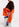 Pantalon orange aux jambes larges Faume - seconde main