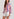 Neon pink and blue floral-print see-through jacket Faume - seconde main