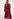 Robe maxi à imprimé abstrait noir, orange et pourpre Faume - seconde main