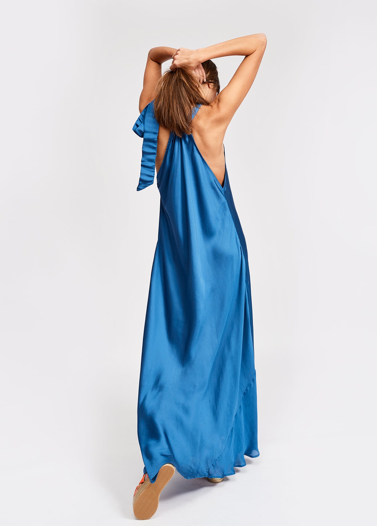Blue maxi dress RE—SSENTIEL | Essentiel second hand