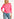 Neon pink fine-knit cardigan Faume - seconde main