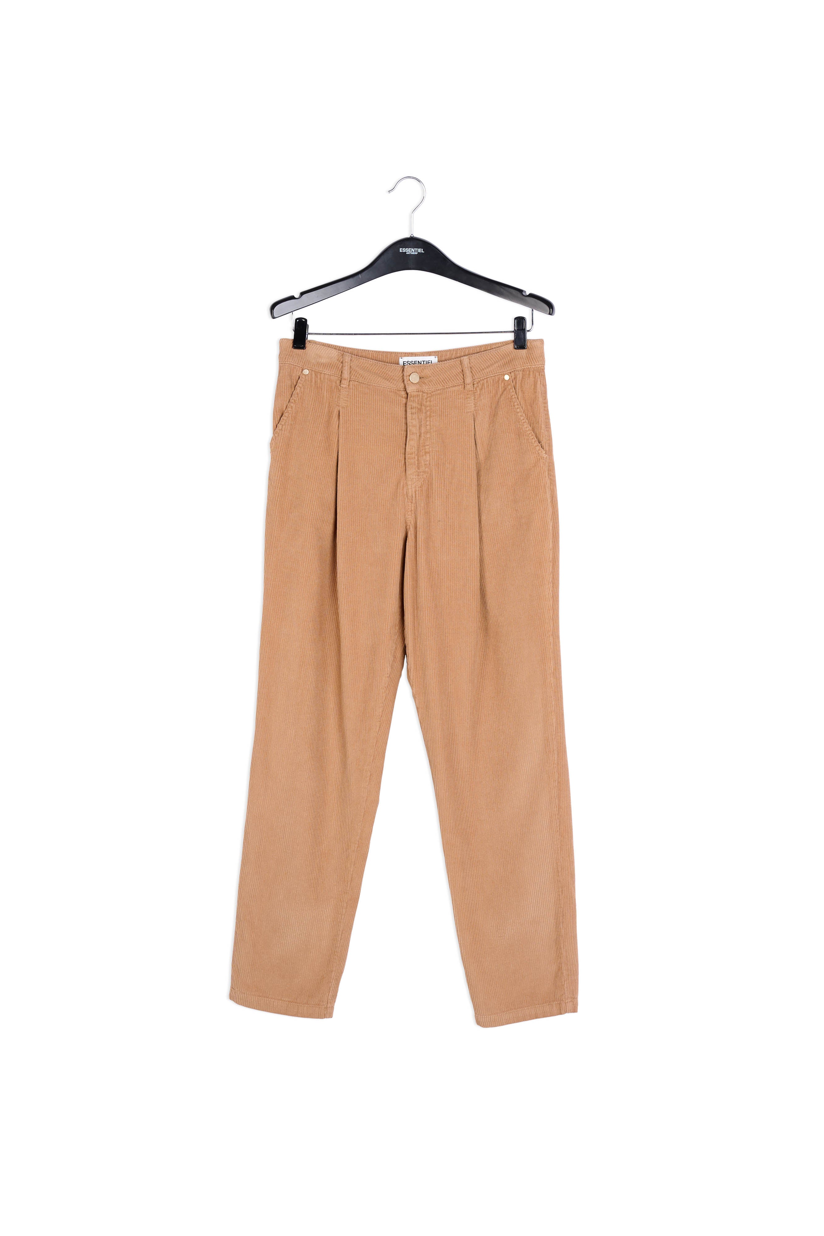 Pantalon en velours camel RE—SSENTIEL | Essentiel second hand