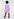 Lilac relaxed-fit shirt dress with plissé backside Faume - seconde main