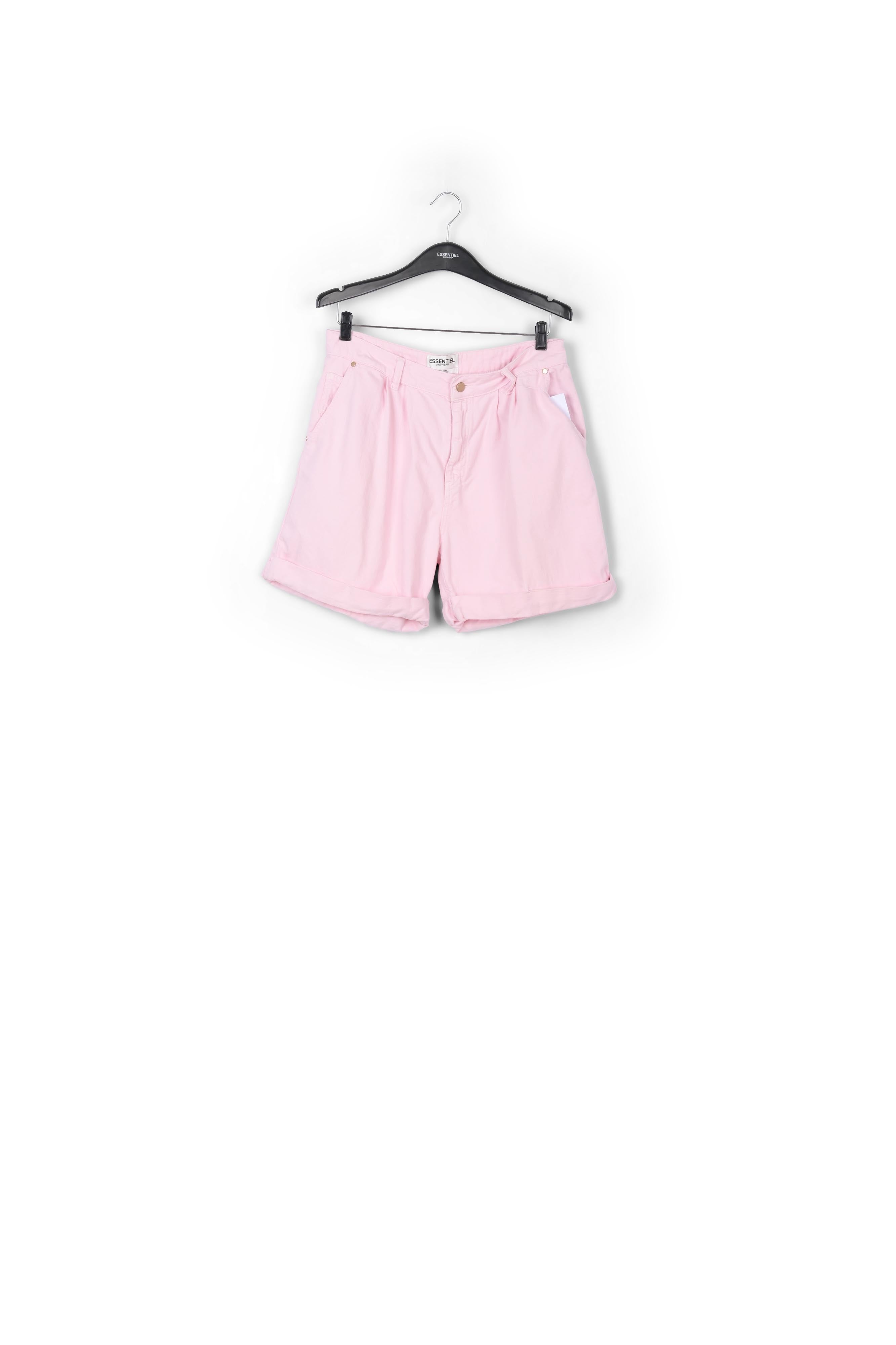 Lichtroze boyfriend jeansshort RE—SSENTIEL | Essentiel second hand