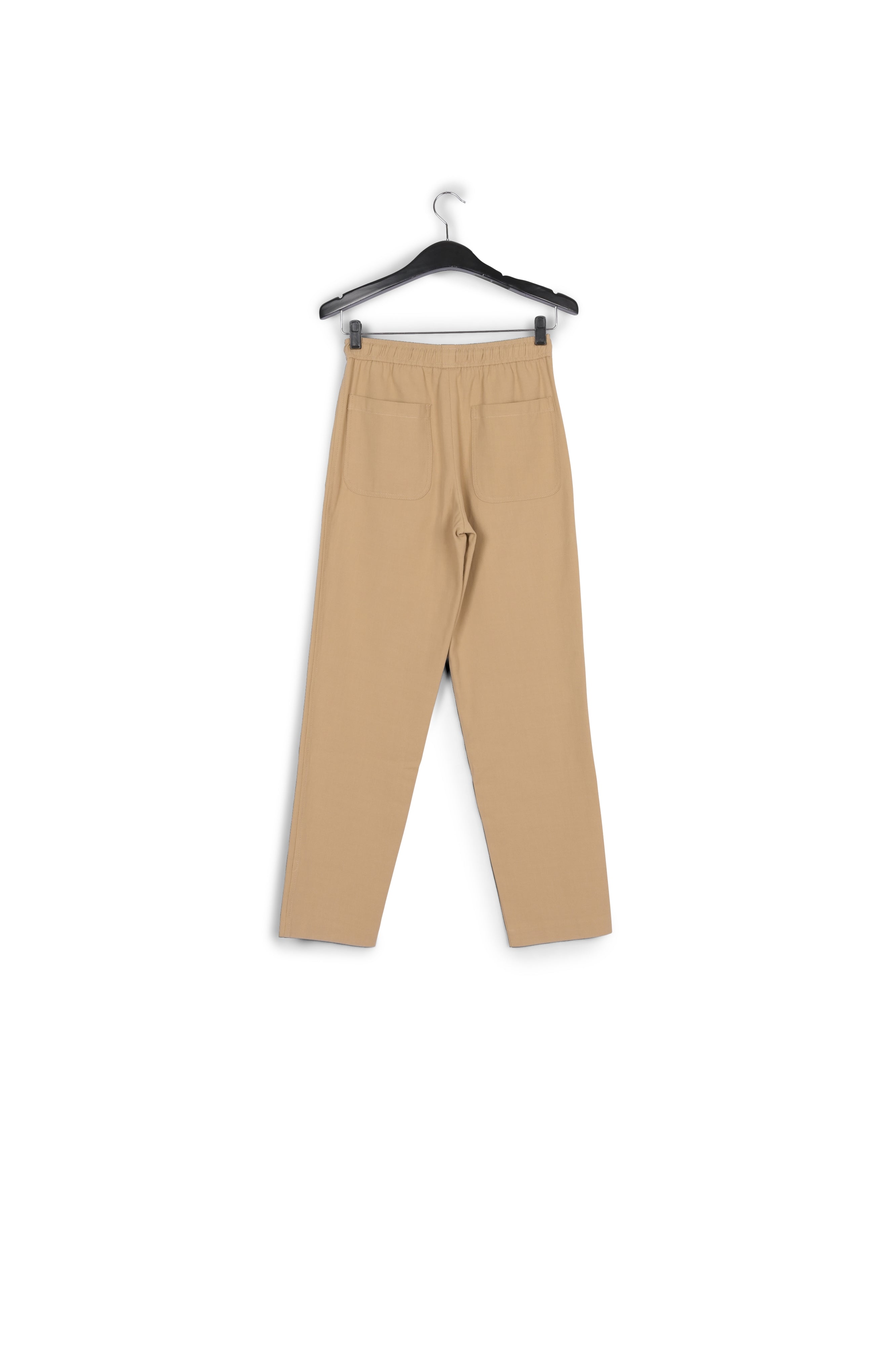 Beige cotton tapered pants RE—SSENTIEL | Essentiel second hand