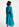 Blauwe midi-jurk Faume - seconde main