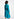 Blauwe midi-jurk Faume - seconde main