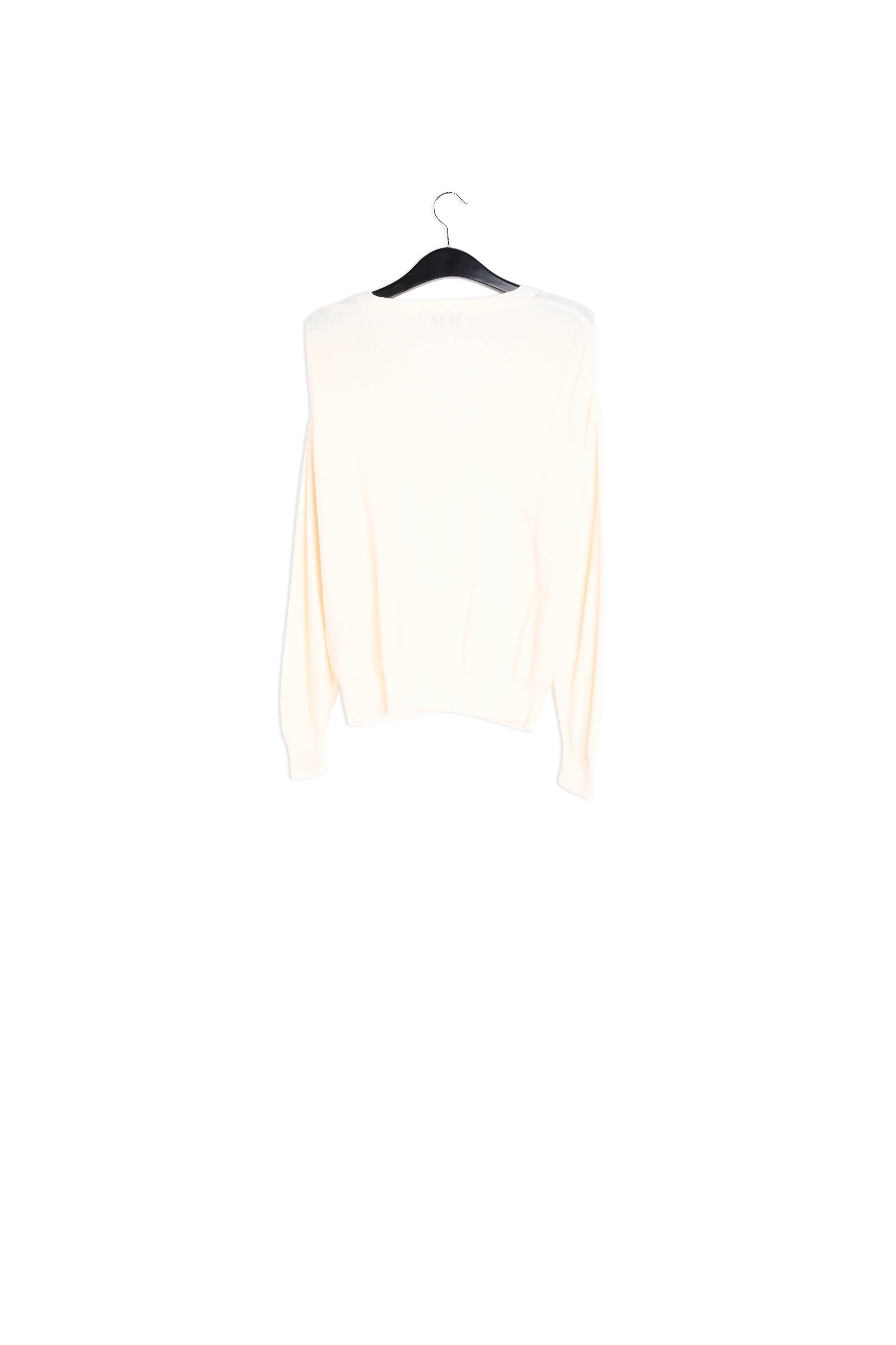 Pull oversize blanc cassé RE—SSENTIEL | Essentiel second hand