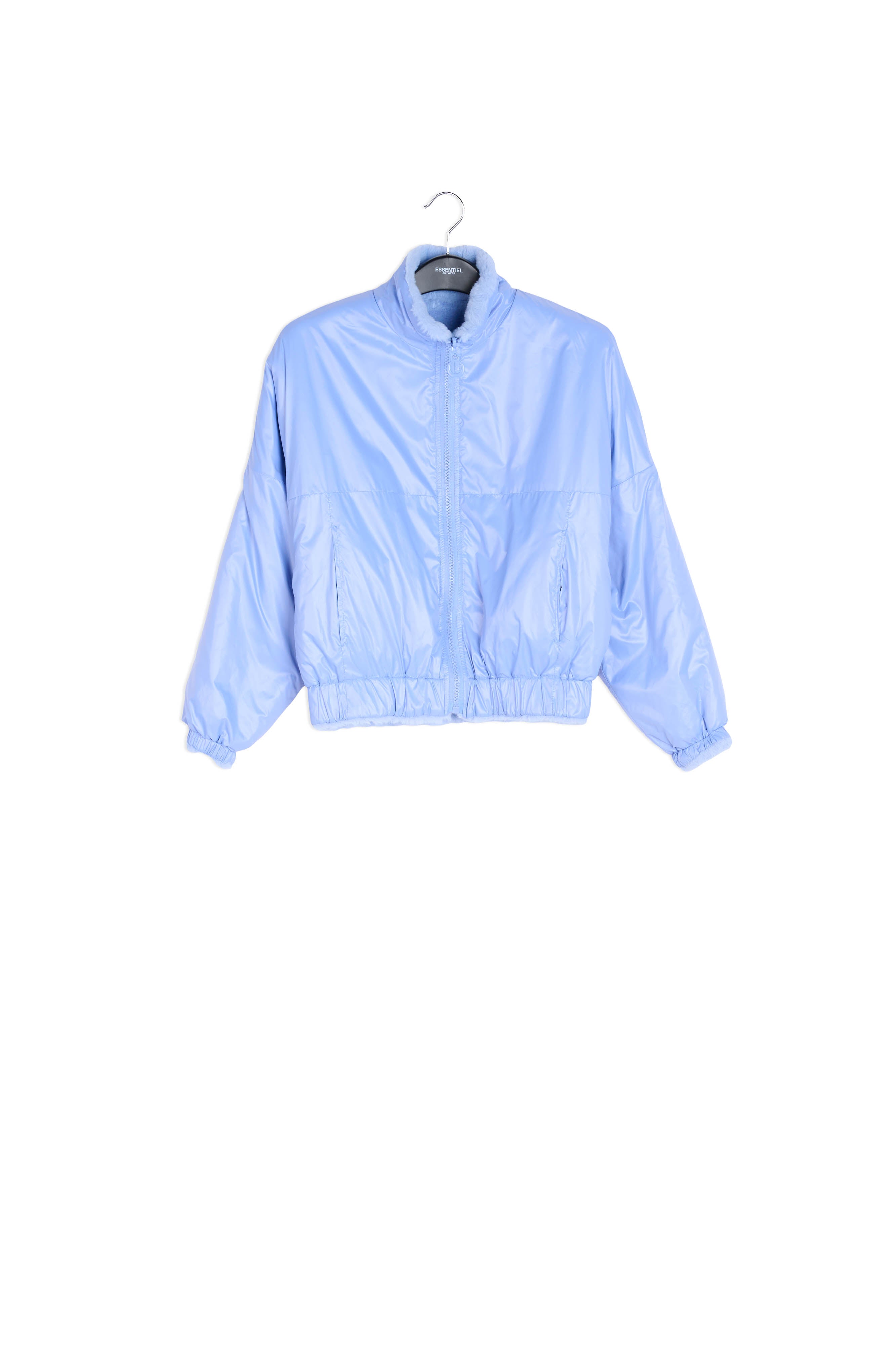 Blouson aviateur bleu clair réversible RE—SSENTIEL | Essentiel second hand